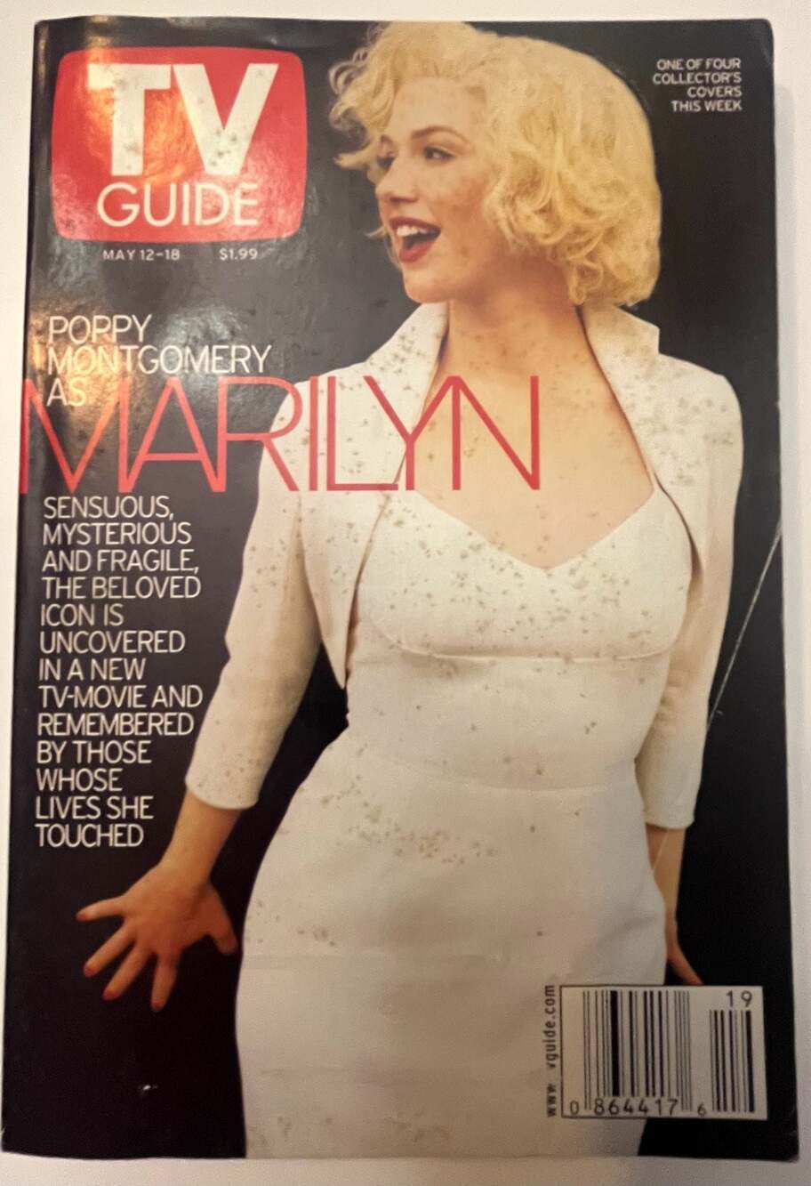 TV Guide Magazine May 12-18 2001 Poppy Montgomery as Marilyn
